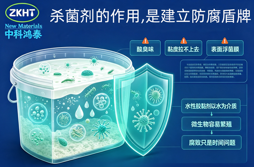 杀菌剂的作用，是建立防腐盾牌