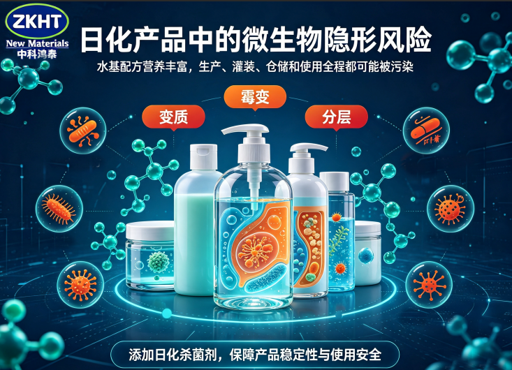 添加日化杀菌剂是保障产品稳定性的必要手段