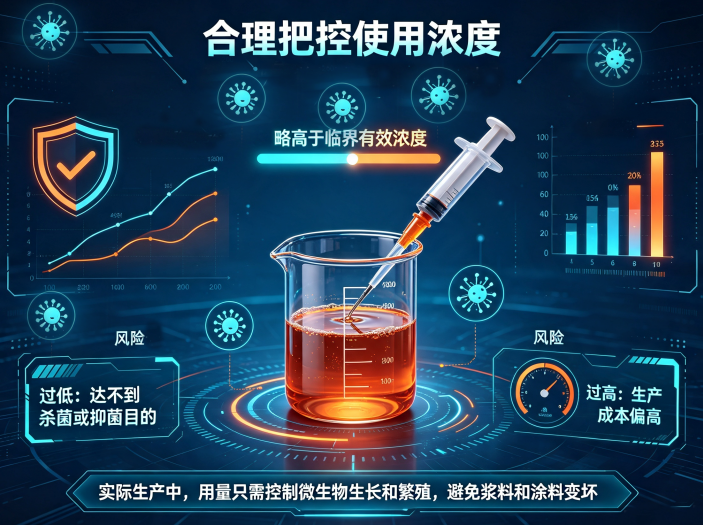 合理把控使用浓度
